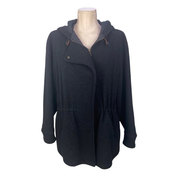 Woolrich Black Utility Jacket - Picture 1 of 14